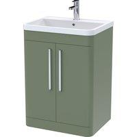 Parade Floor Standing 2 Door Vanity Unit with Polymarble Basin