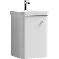 Core Wall Mounted 1 Door Vanity Unit with Basin