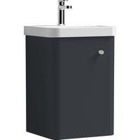 Core Wall Mounted 1 Door Vanity Unit with Basin