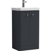 Core Floor Standing 2 Door Vanity Unit with Basin