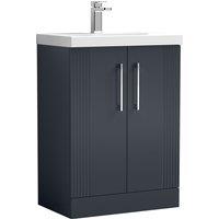 Deco Floor Standing 2 Door Vanity Unit with Basin