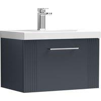 Deco Wall Mounted Single Drawer Vanity Unit with Basin