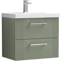 Deco Wall Mounted 2 Drawer Vanity Unit with Basin