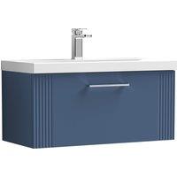 Deco Wall Mounted Single Drawer Vanity Unit with Basin