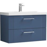 Deco Wall Mounted 2 Drawer Vanity Unit with Basin