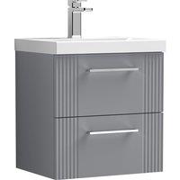 Deco Wall Mounted 2 Drawer Vanity Unit with Basin