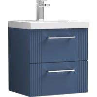 Deco Wall Mounted 2 Drawer Vanity Unit with Basin