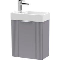 Deco Compact Wall Mounted Vanity Unit with Basin