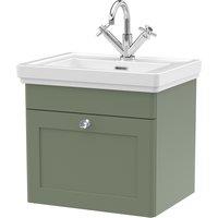 Classique Wall Mounted 1 Drawer Vanity Unit with Basin