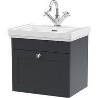 Classique Wall Mounted 1 Drawer Vanity Unit with Basin