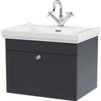 Classique Wall Mounted 1 Drawer Vanity Unit with Basin