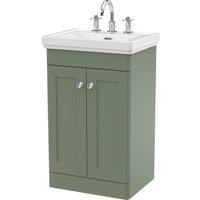 Classique Floor Standing 2 Door Vanity Unit with Basin