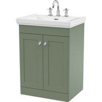 Classique Floor Standing 2 Door Vanity Unit with Basin