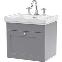 Classique Wall Mounted 1 Drawer Vanity Unit with Basin