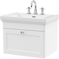 Classique Wall Mounted 1 Drawer Vanity Unit with Basin