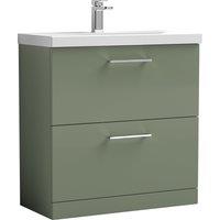 Arno Floor Standing 2 Drawer Vanity Unit with Basin