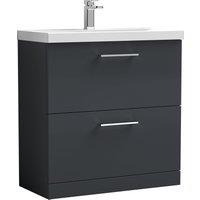 Arno Floor Standing 2 Drawer Vanity Unit with Basin