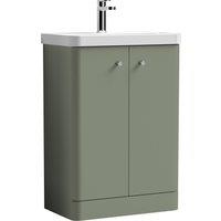 Core Floor Standing 2 Door Vanity Unit with Basin