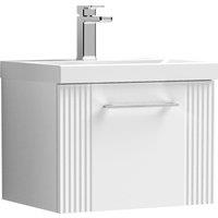 Deco Wall Mounted Single Drawer Vanity Unit with Basin