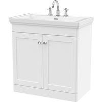 Classique Floor Standing 2 Door Vanity Unit with Basin