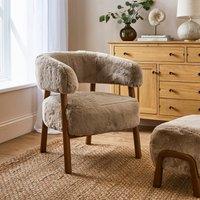 Cleo Supersoft Faux Fur Accent Chair