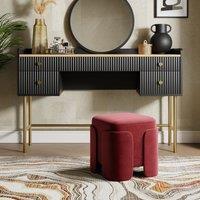 Hailey Velvet Footstool