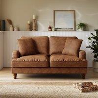 Beatrice Relaxed Faux Leather 2 Seater Sofa