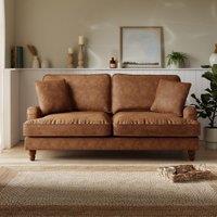 Beatrice Relaxed Faux Leather 3 Seater Sofa