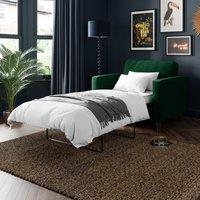 Zoe Velvet Snuggle Single Sofa Bed