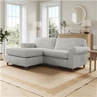 Flori Soft Chenille Corner Chaise Sofa