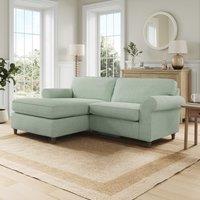 Flori Soft Chenille Corner Chaise Sofa