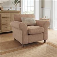Flori Tonal Plush Chenille Armchair