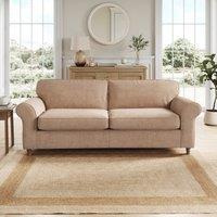 Flori Tonal Plush Chenille 4 Seater Sofa