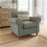 Flori Tonal Plush Chenille Armchair