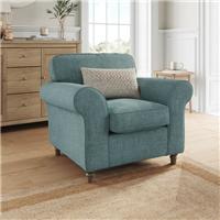 Flori Tonal Plush Chenille Armchair