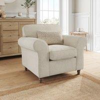 Flori Tonal Plush Chenille Armchair