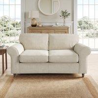 Flori Tonal Plush Chenille 2 Seater Sofa