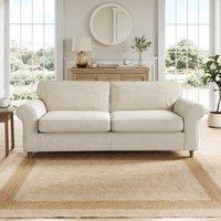 Flori Tonal Plush Chenille 4 Seater Sofa