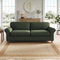 Flori Tonal Plush Chenille 4 Seater Sofa