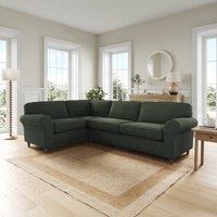 Flori Tonal Plush Chenille Corner Sofa