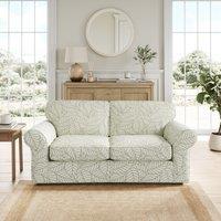 Flori Woven Leaf Fabric 2 Seater Sofa Bed