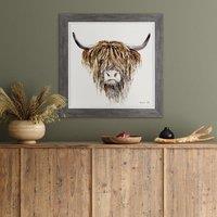 Cedar & Sage Freddie Highland Cow Framed Print
