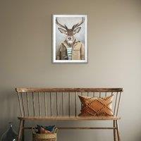 Cedar & Sage Clyde Stag Framed Print