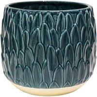 Arles Leaf Embossed Plant Pot