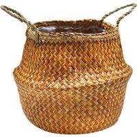 Seagrass Chevron Lined Basket