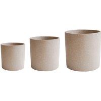 Set of 3 Valetta Terrazzo Plant Pots