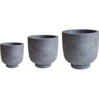 Ivyline Set of 3 Seattle Plant Pots