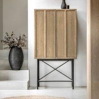 Pinxton 2 Door Cocktail Cabinet Brown