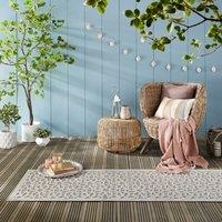 Argento Textured Indoor Outdoor Rug Natural