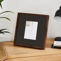 Oversized Dark Wood Photo Frame